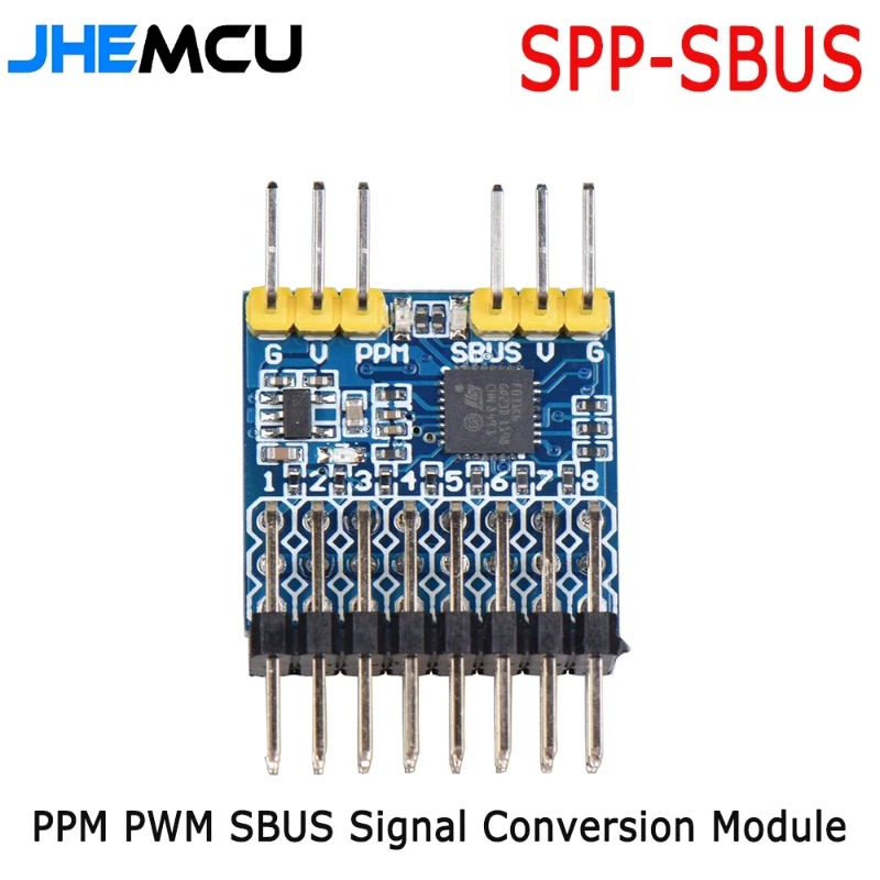 Receiver Sbus 8Ch - JHEMCU SPP-SBUS 8CH PPM PWM to