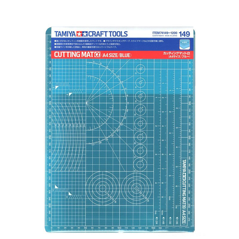 Rc Hobby Work Mat - TAMIYA 74149 Cutting Mat A4 Size/Blue
