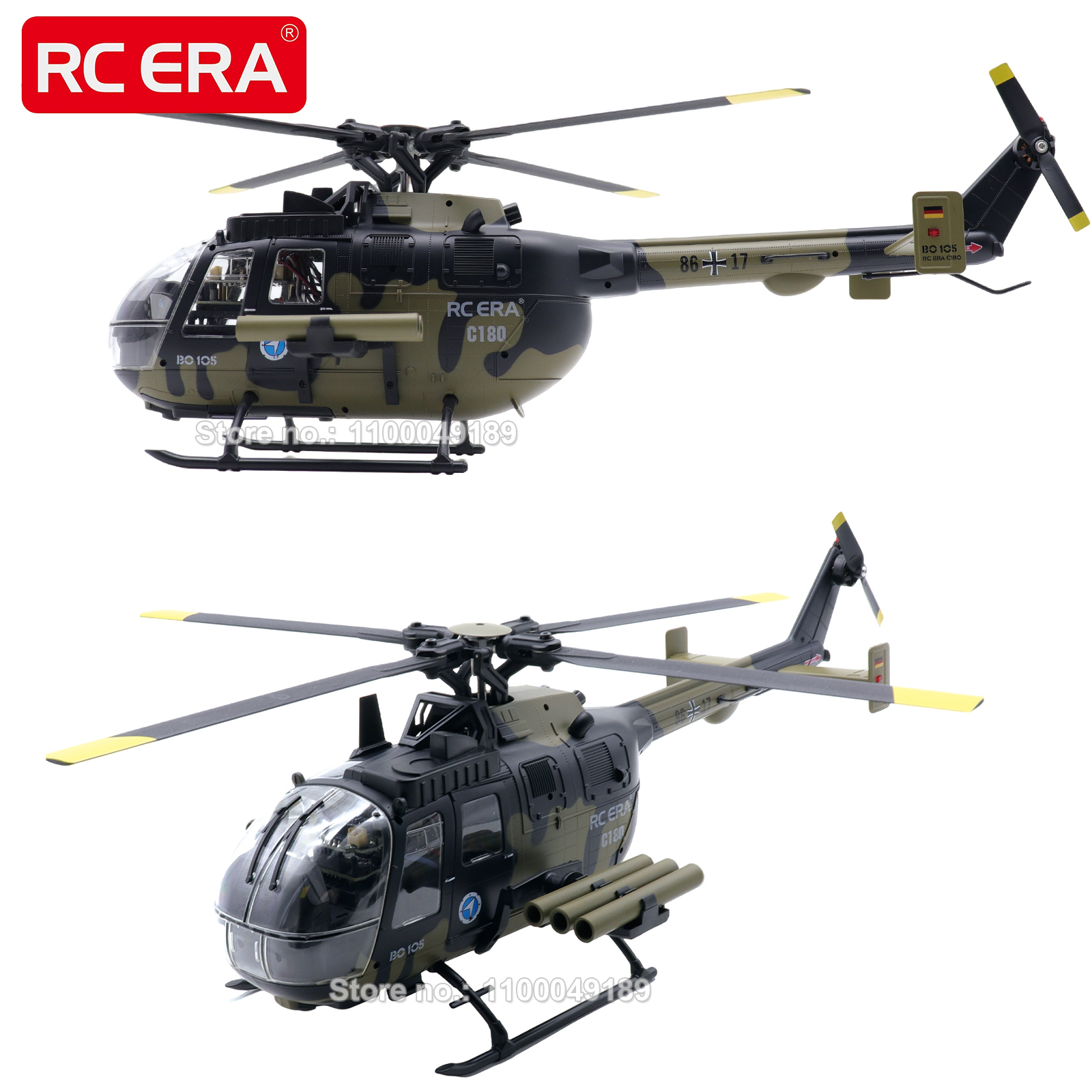 Rc Hobby Direct - RC ERA C180 BO105 Direct-drive Brushless