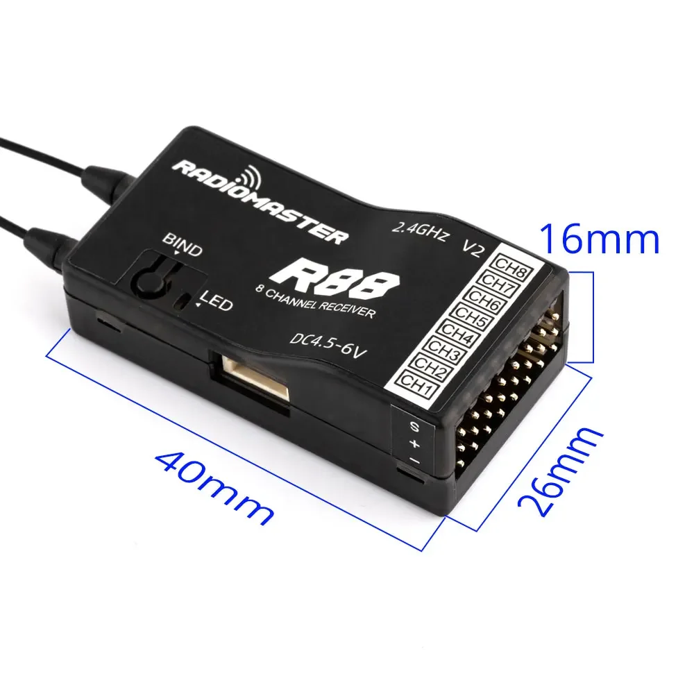 RadioMaster R88 V2.0 8ch SFHSS - Receiver Sbus 8Ch recensione e prezzo