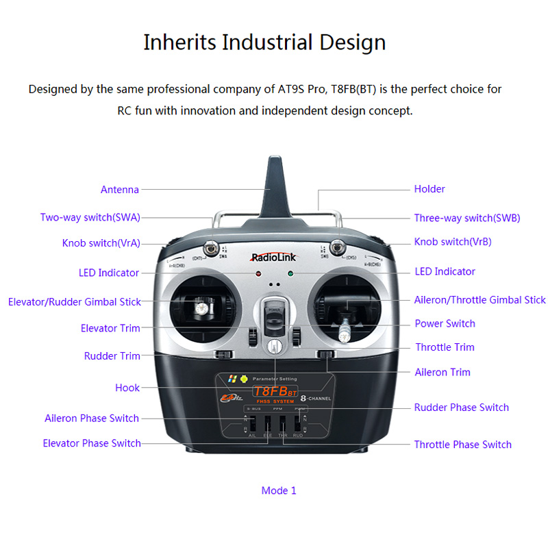 Radiolink T8FB V2 8CH RC Trans - Receiver Sbus 8Ch recensione e prezzo