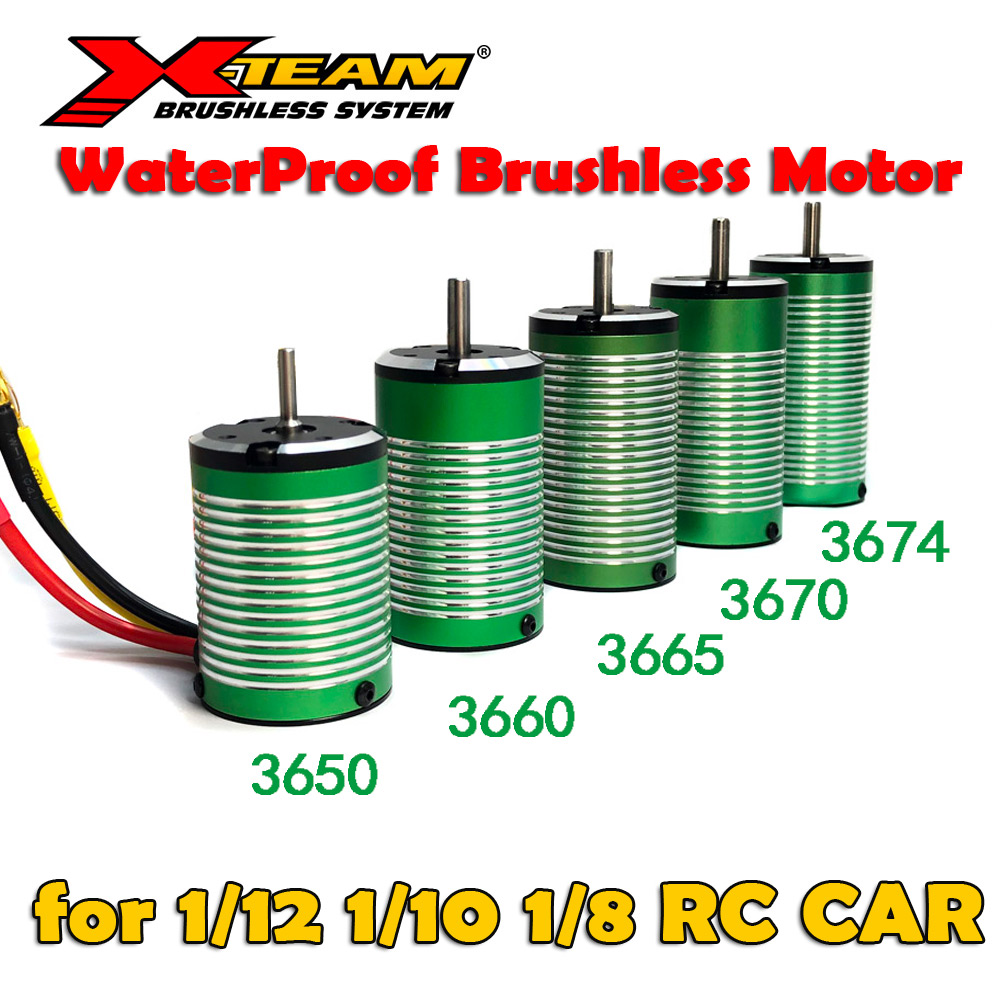 Waterproof X-Team 1/8 1/10 RC  - Brushless Motor 3650 recensione e prezzo