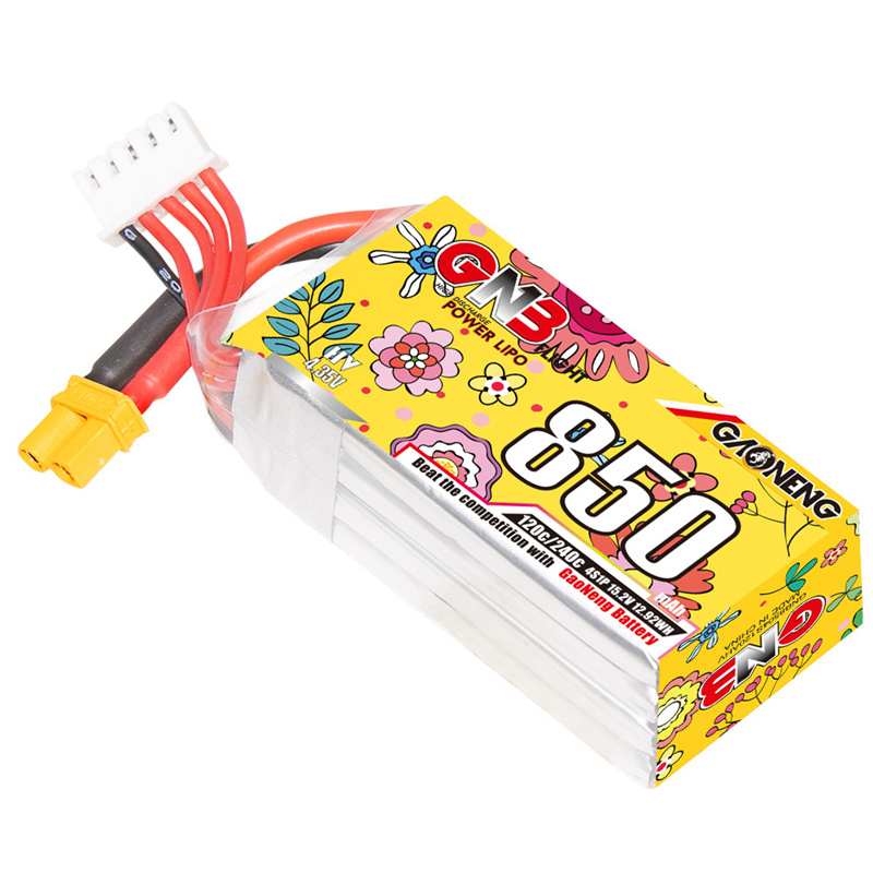 Upgraded GNB 4S 15.2V 850mAh L - Lipo Battery 4S recensione e prezzo