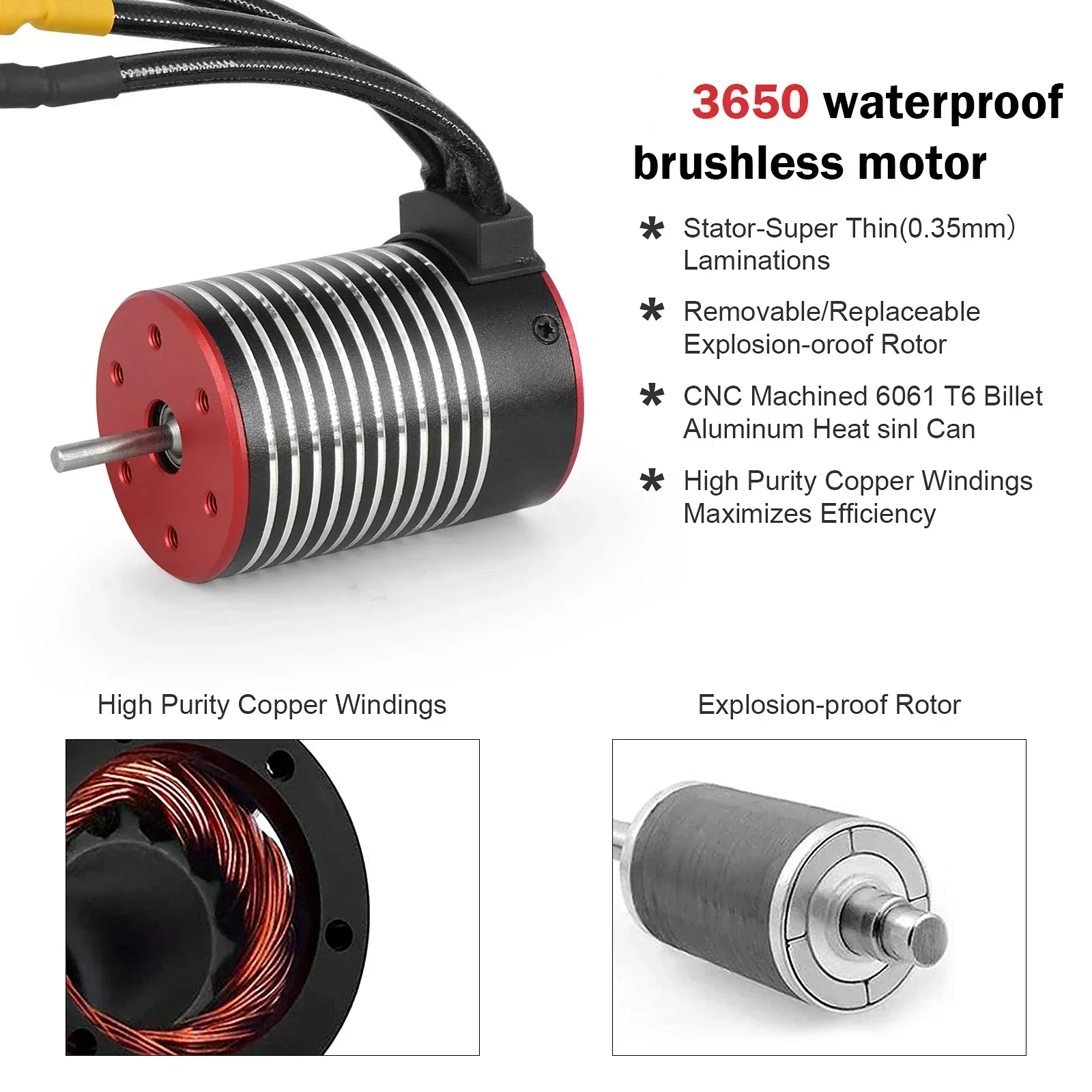 NEEBRC 2430 2435 2838 2847 365 - Brushless Motor 3650 recensione e prezzo