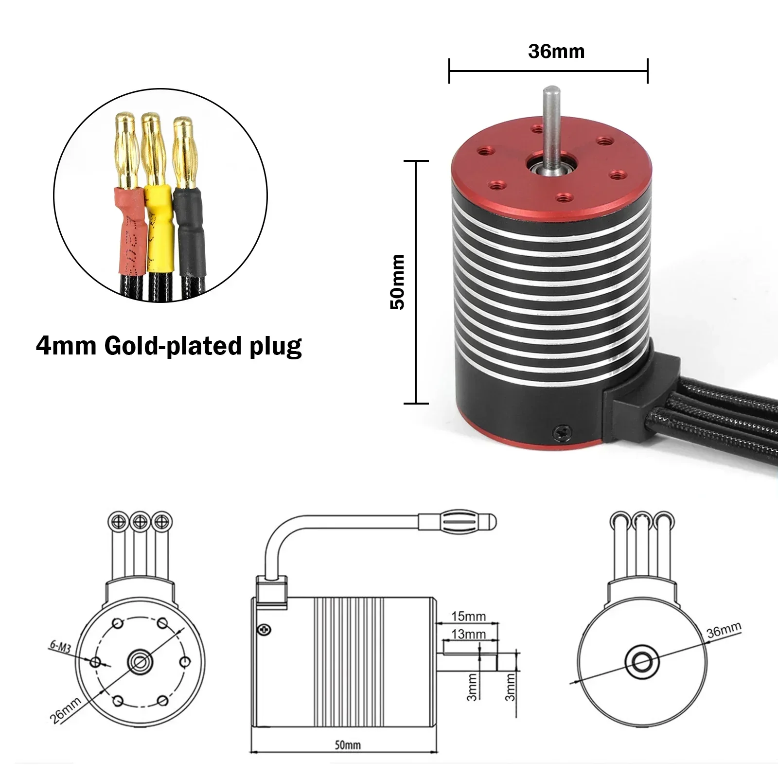NEEBRC 2430 2435 2838 2847 365 - Brushless Motor 3650 recensione e prezzo