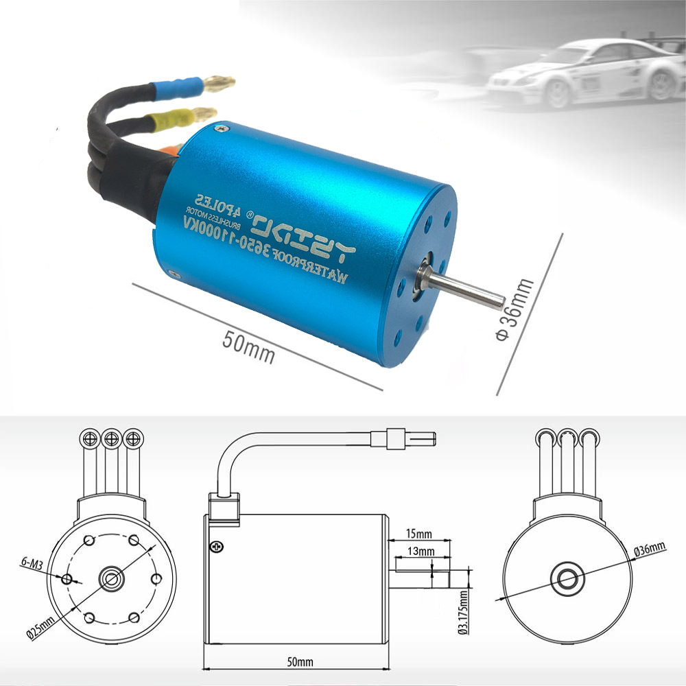 YSIDO 3650 Brushless Motor 60A - Brushless Motor 3650 recensione e prezzo