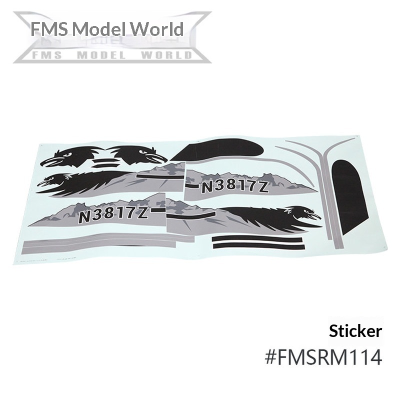 FMS RC Plane Decals For 1700mm - Rc Hobby Online recensione e prezzo