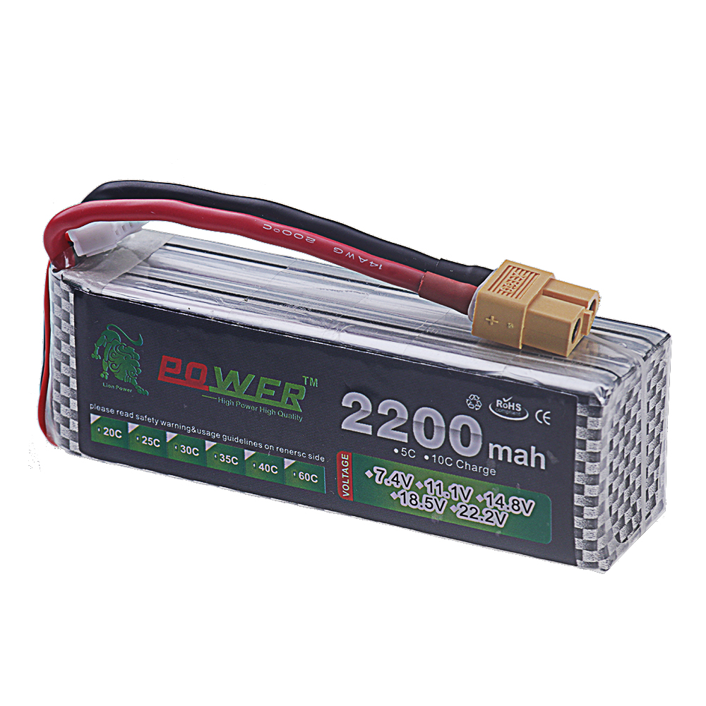 14.8V 2200mah Li-polyme Batter - Lipo Battery 4S recensione e prezzo