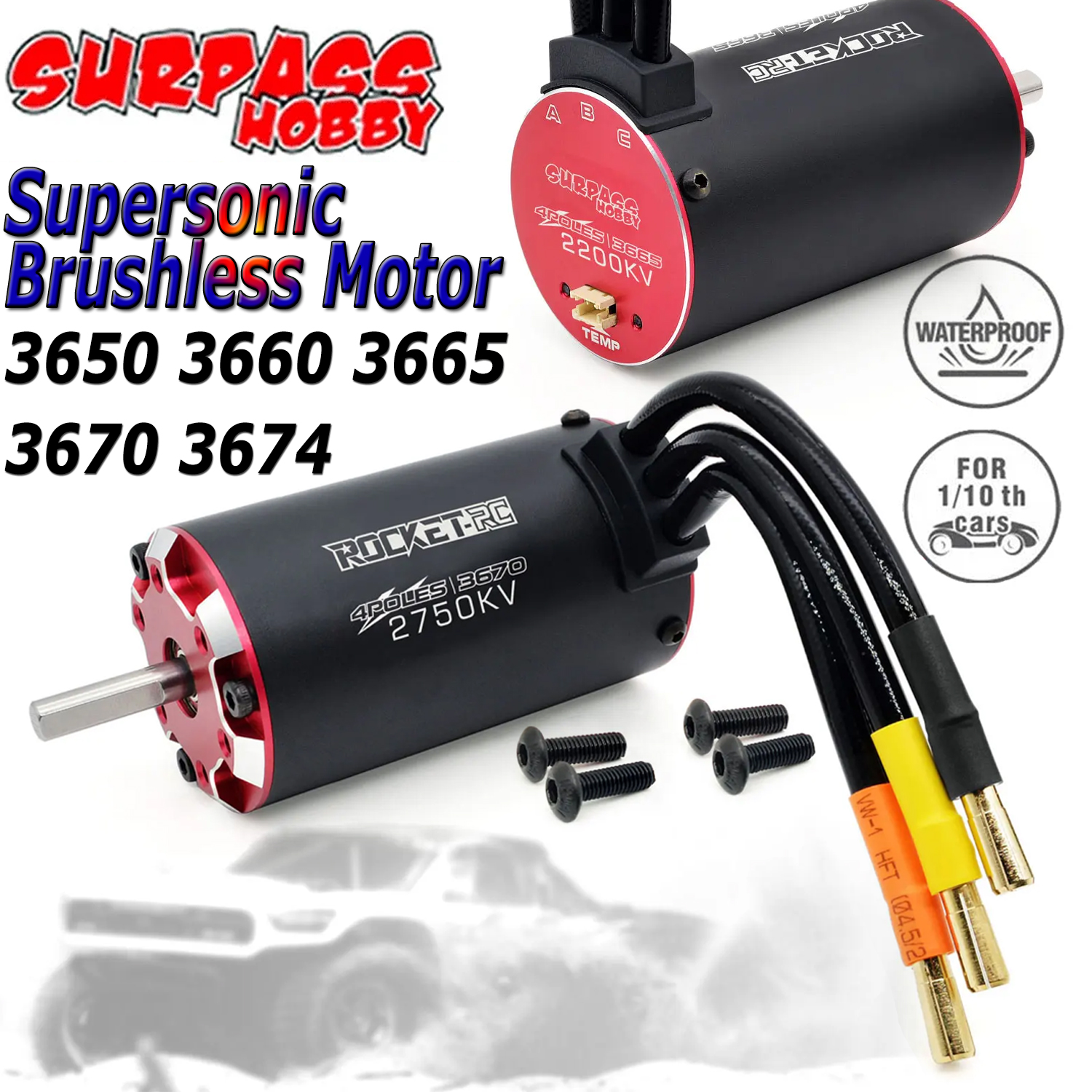 RC Motor Rocket V2 Supersonic  - Brushless Motor 3650 recensione e prezzo