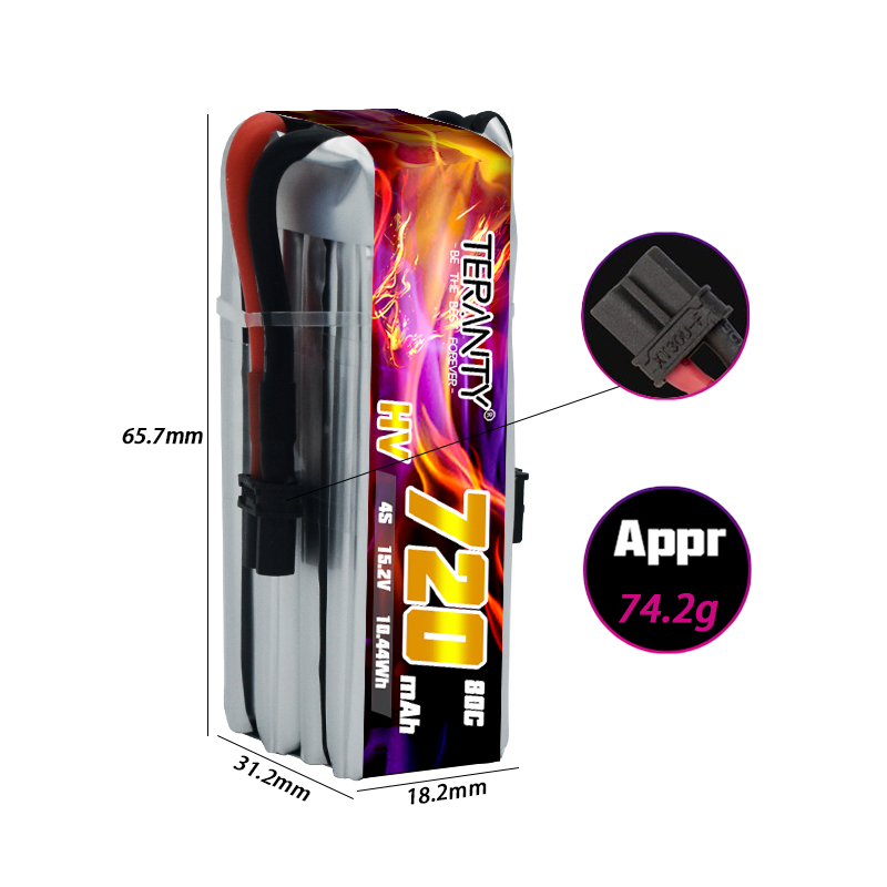 TERANTY 720mAh 4S 15.2V HV Lip - Lipo Battery 4S recensione e prezzo