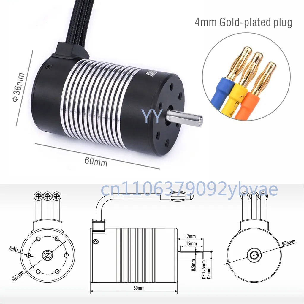 3650 Waterproof Brushless Moto - Brushless Motor 3650 recensione e prezzo