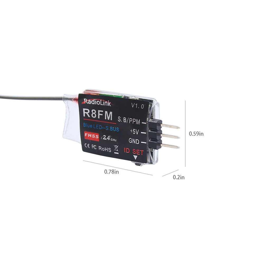 Radiolink 2.4GHz R8FM 8CH RC R - Receiver Sbus 8Ch recensione e prezzo