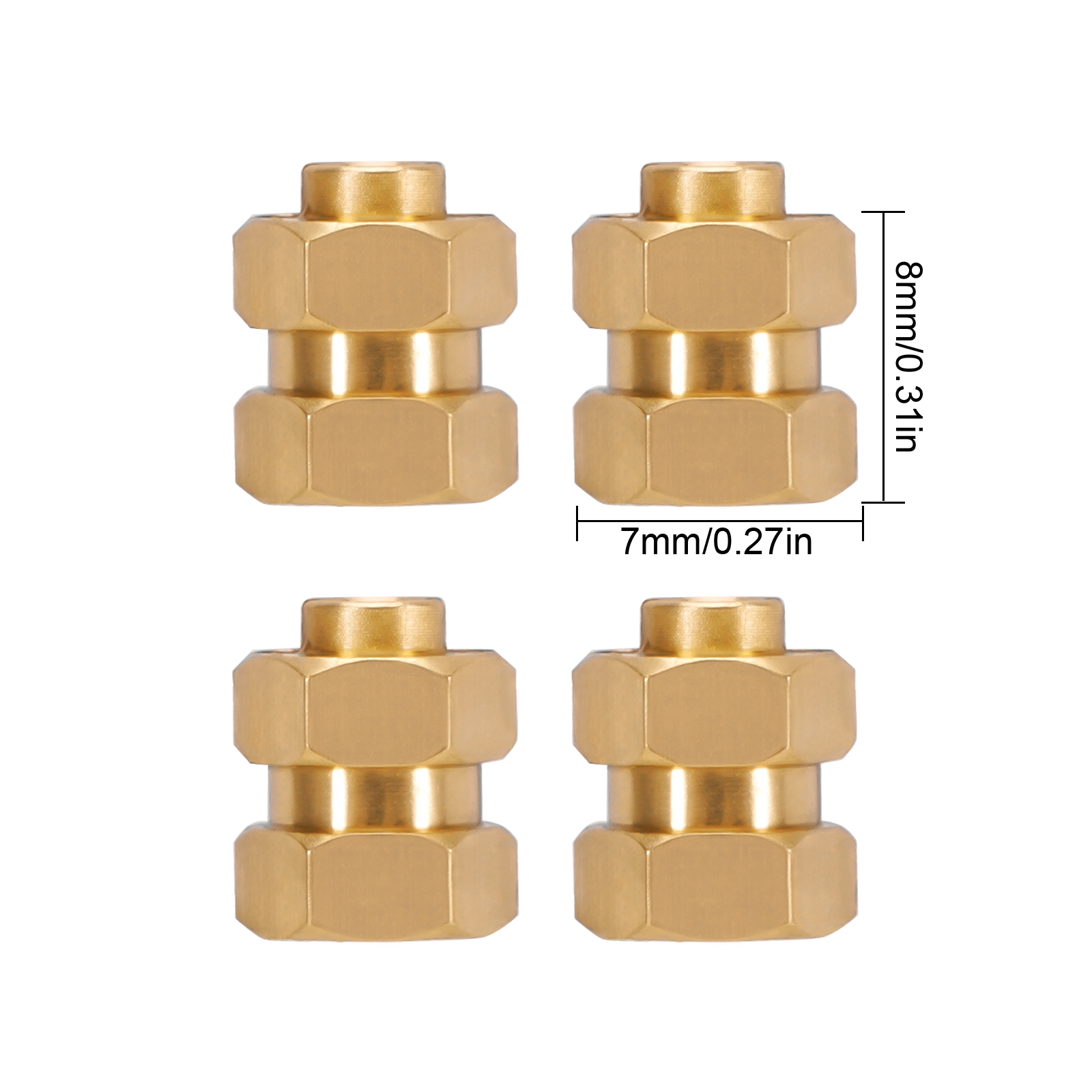 INJORA 4PCS Brass Extended Whe - Rc Hobby Work Mat recensione e prezzo