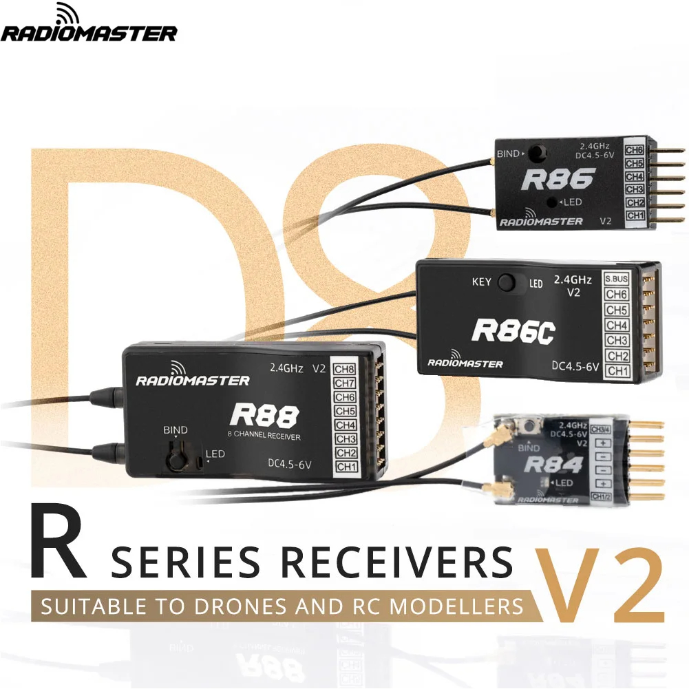 Radiomaster R81 R84 R86 R86C R - Receiver Sbus 8Ch recensione e prezzo