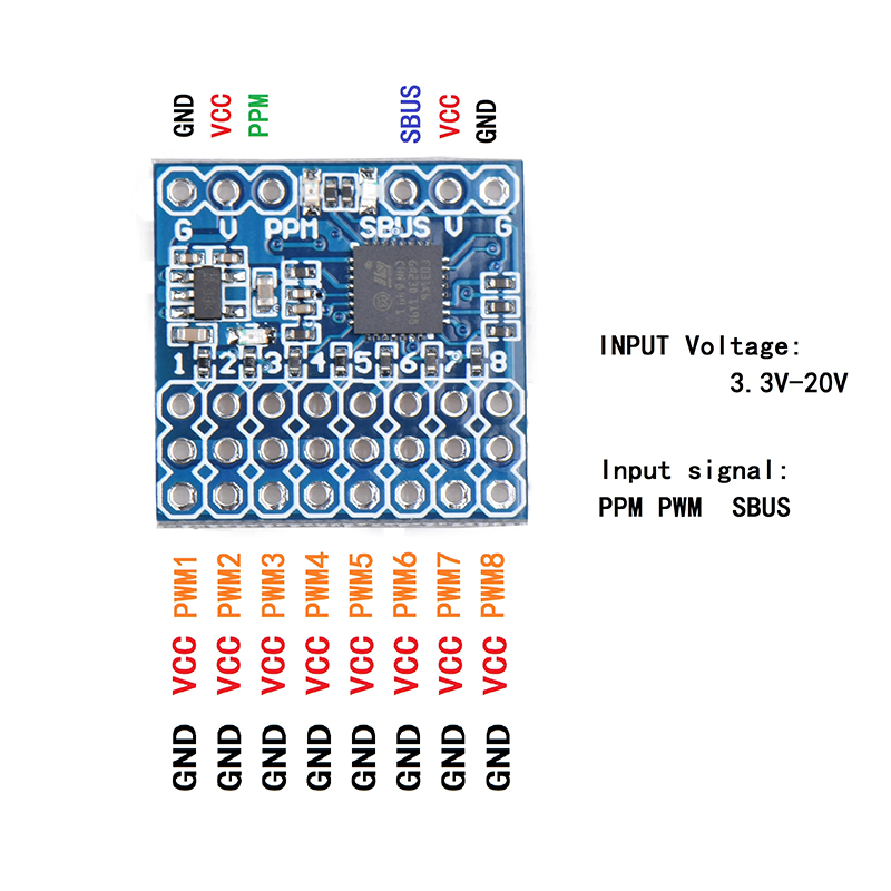 8CH PWM PPM SBUS Signal Conver - Receiver Sbus 8Ch recensione e prezzo