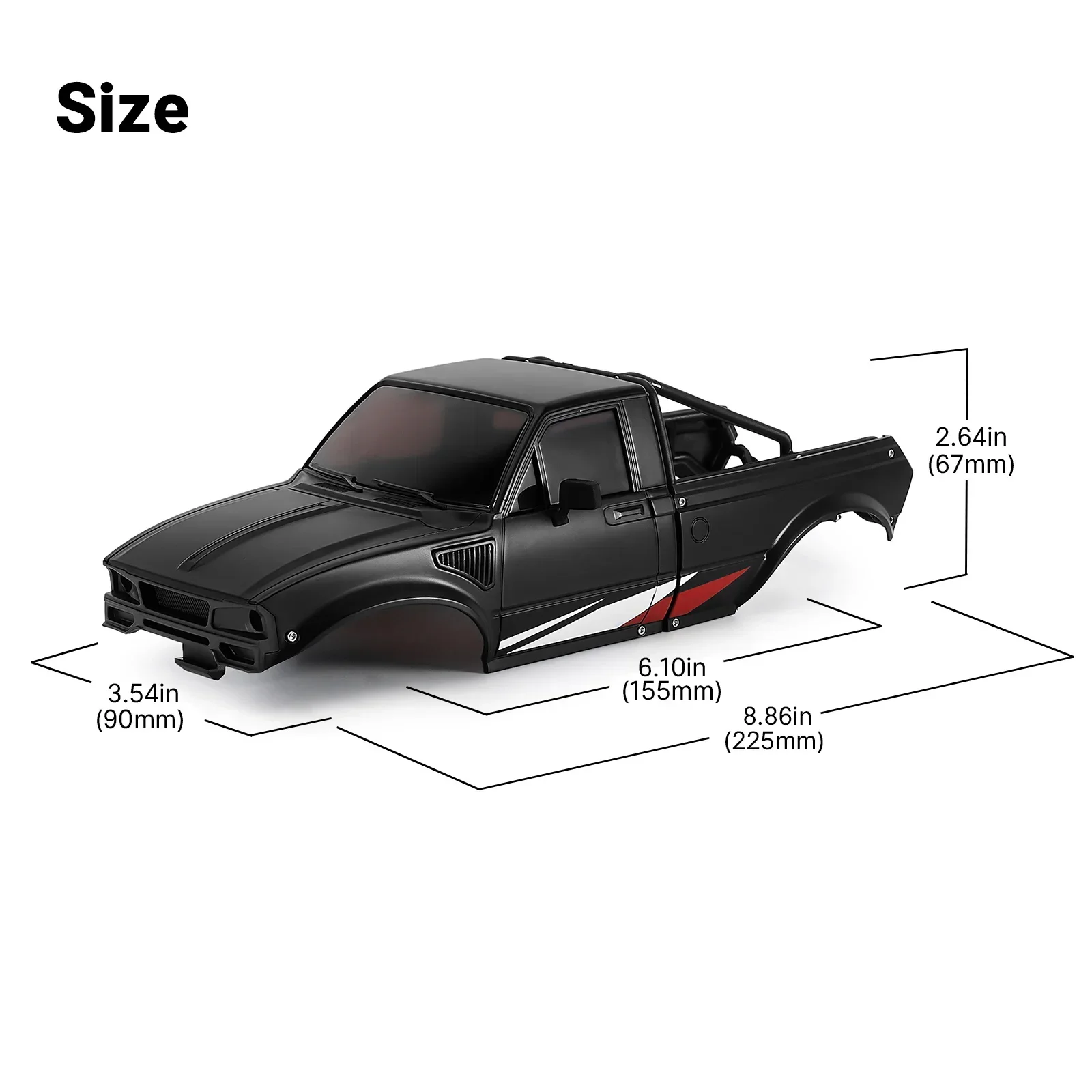 INJORA IR60 Pickup Hard Body S - Rc Hobby Work Mat recensione e prezzo